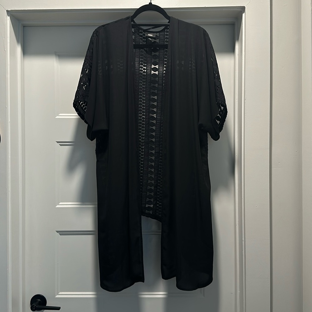 Women’s Sheer and Crochet Swim Cover Up